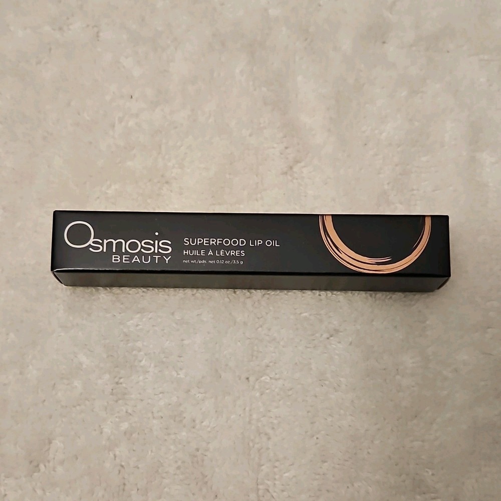 Osmosis Beauty Lip Oil Clear Shade Liquid Formulation 0.12 oz 3.5 g Hydrating
